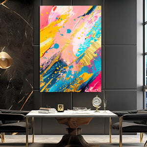 Vivid Splash Abstract Art | MusaArtGallery™