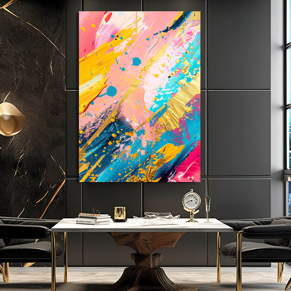 Vivid Splash Abstract Art | MusaArtGallery™