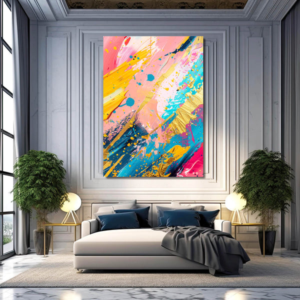 Vivid Splash Abstract Art | MusaArtGallery™