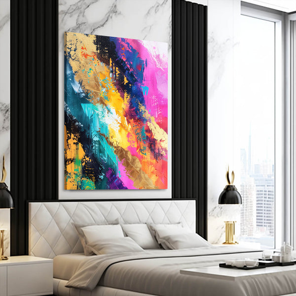 Vivid Strokes Abstract Art | MusaArtGallery™