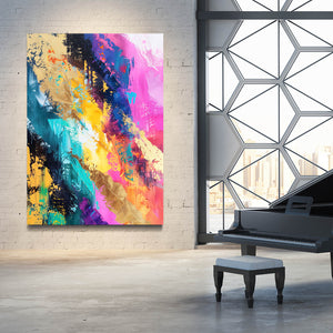 Vivid Strokes Abstract Art | MusaArtGallery™