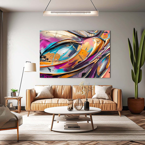 Vivid Waves Abstract Art | MusaArtGallery™