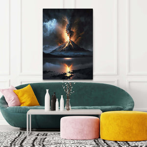 Volcano Nature Pictures Wall Art | MusaArtGallery™