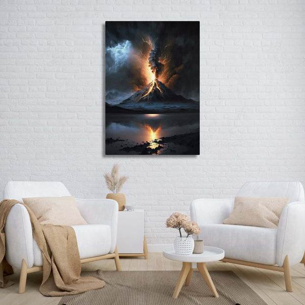 Volcano Nature Pictures Wall Art | MusaArtGallery™