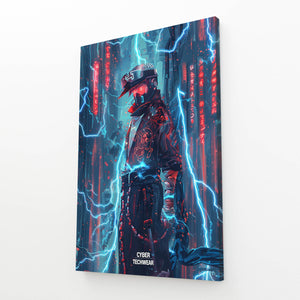 Voltage Samurai Cyberpunk Art | MusaArtGallery™