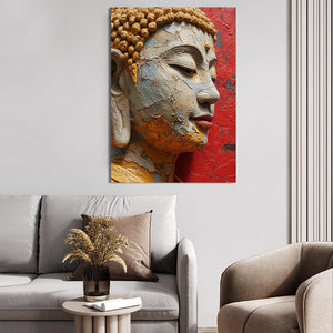 Wall Art Large Canvas Buddha | MusaArtGallery™