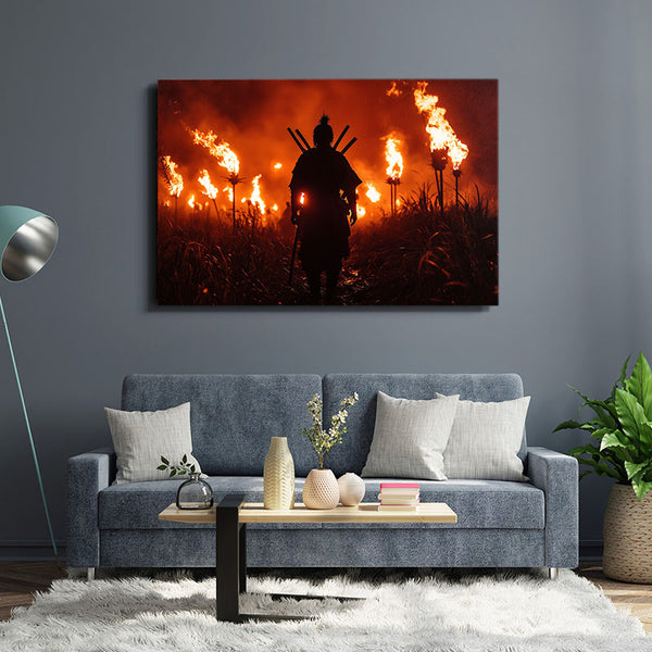 War Samurai Wall Art