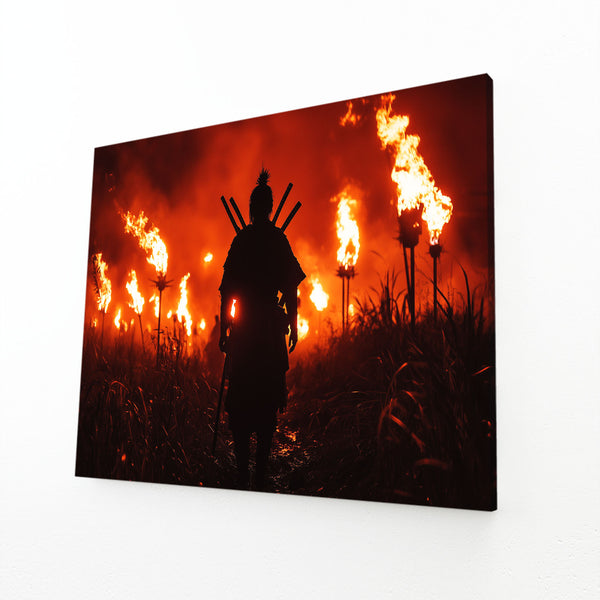 War Samurai Wall Art