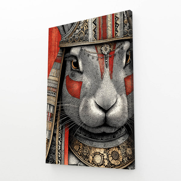 Warrior Bunny Wall Art