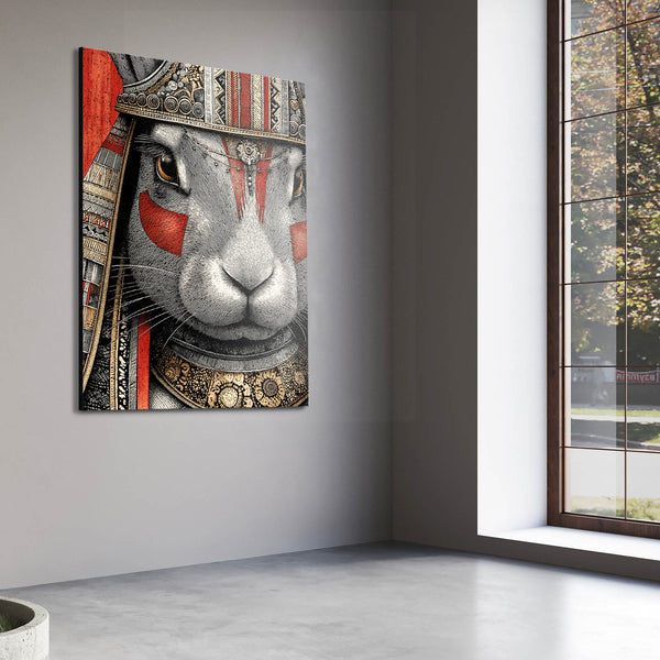 Warrior Bunny Wall Art