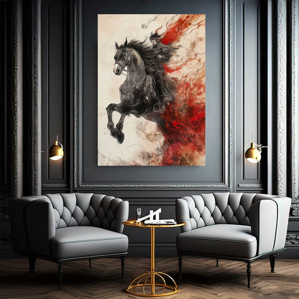 Warrior Horse Art