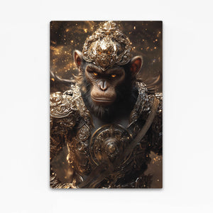 Watercolor Monkey Art