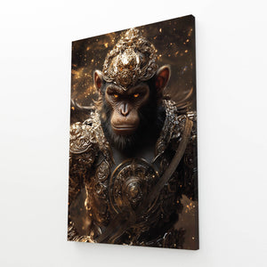 Watercolor Monkey Art