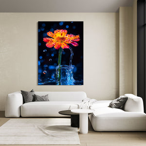 Water Flower Wall Art