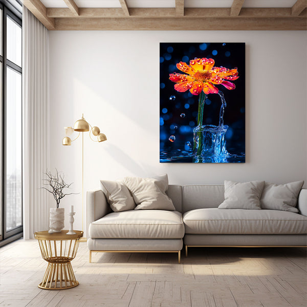 Water Flower Wall Art