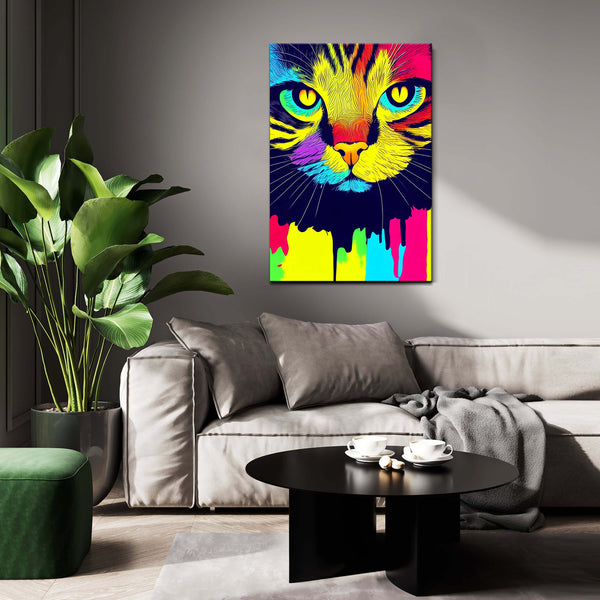 Watercolor Cat Art | MusaArtGallery™