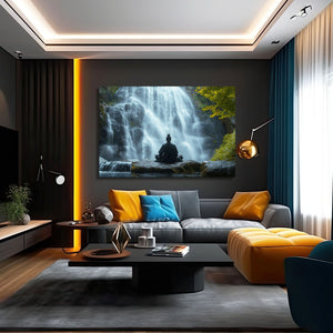Waterfall Samurai Art