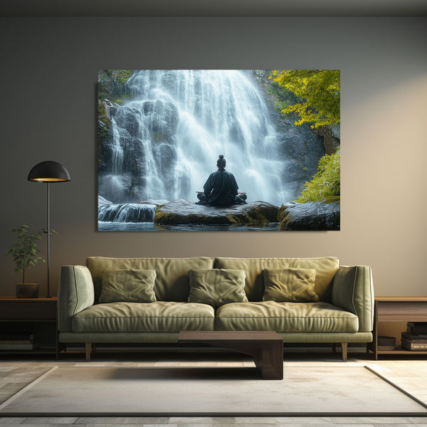 Waterfall Samurai Art