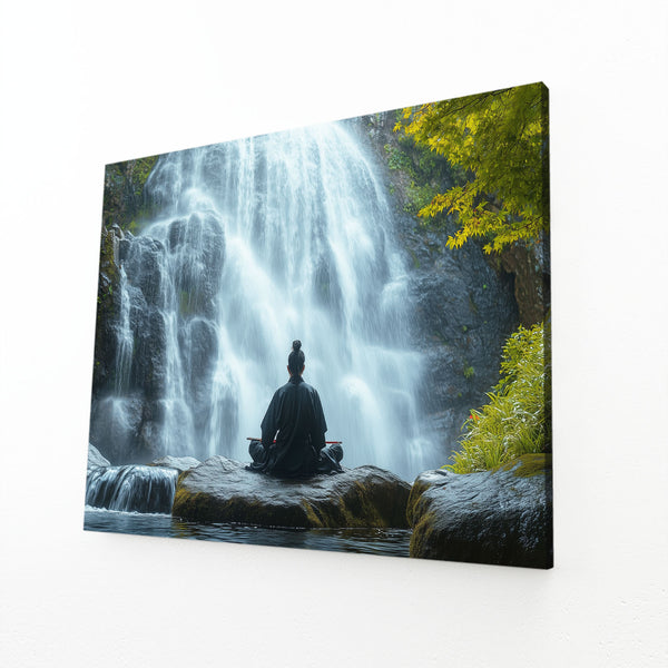 Waterfall Samurai Art