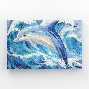 Wave Dolphin Wall Decor