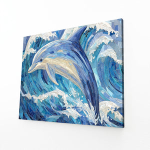 Wave Dolphin Wall Decor