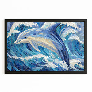 Wave Dolphin Wall Decor