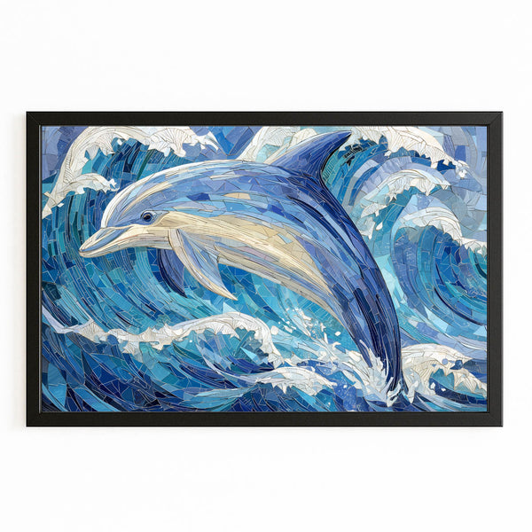 Wave Dolphin Wall Decor