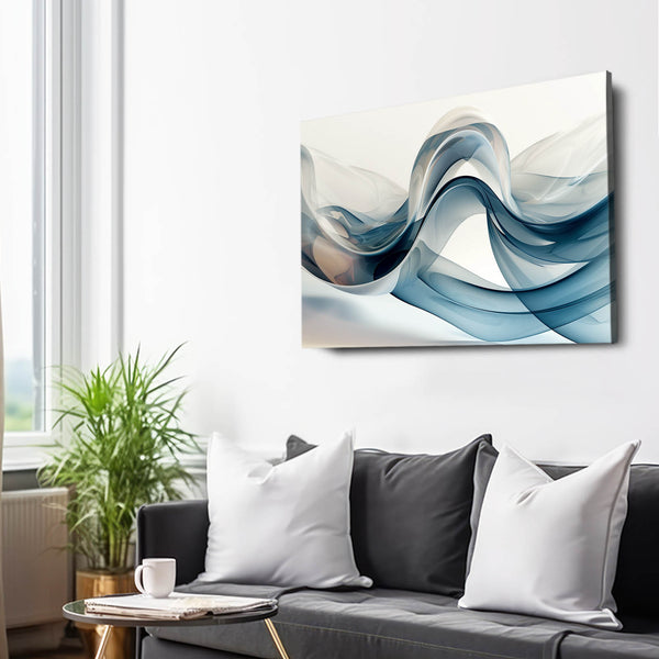 Waveform Elegance Abstract Art | MusaArtGallery™