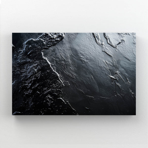 Waves Black Wall Art