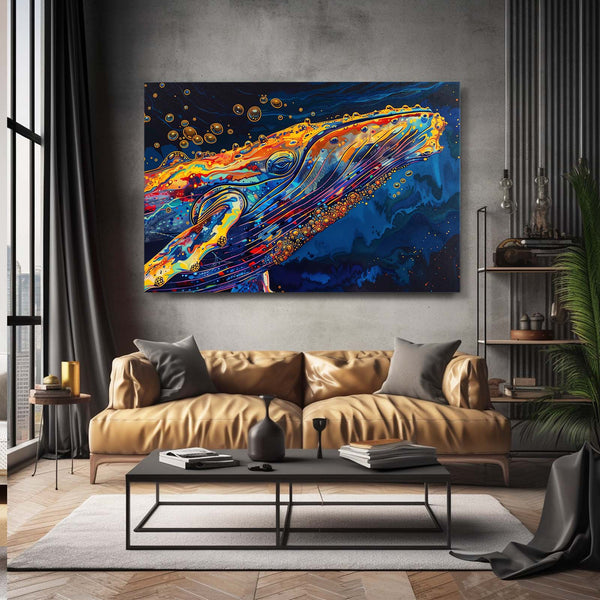 Whale Art Vibrant | MusaArtGallery™