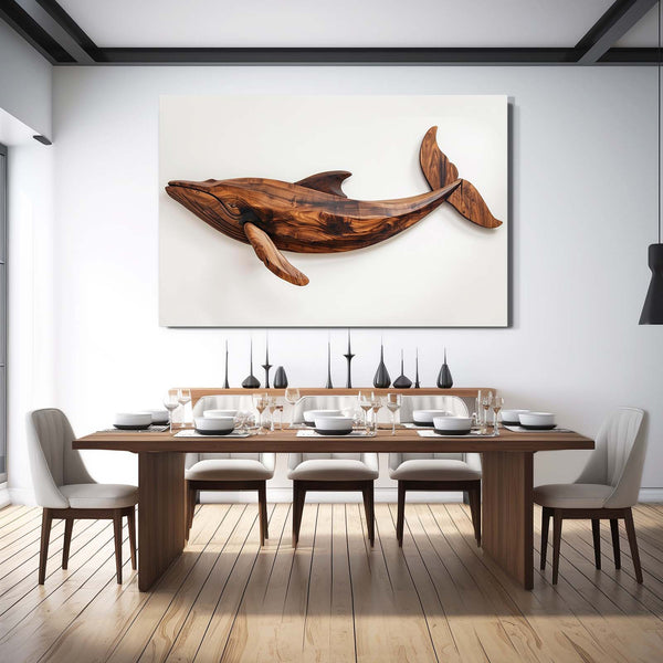 Whale Art Wooden | MusaArtGallery™