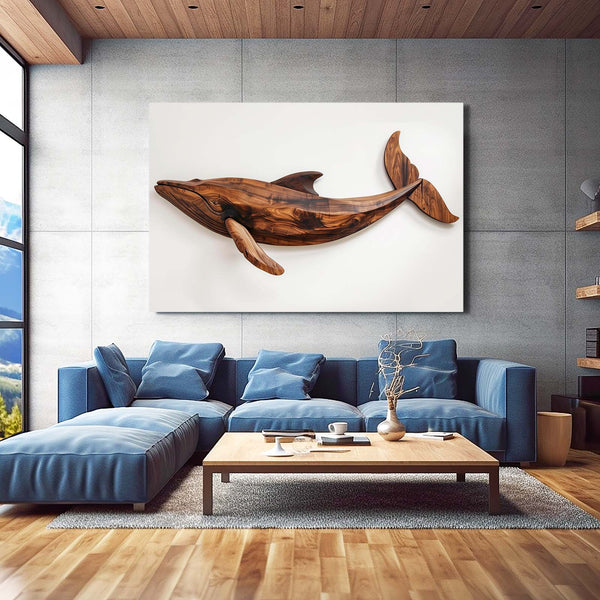 Whale Art Wooden | MusaArtGallery™