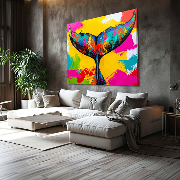 Whale Color Splash Art | MusaArtGallery™