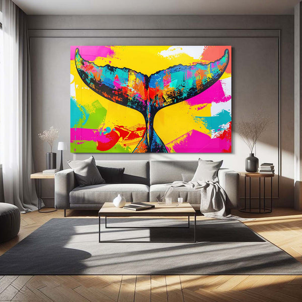 Whale Color Splash Art | MusaArtGallery™