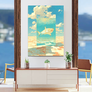 Whale Shart Art