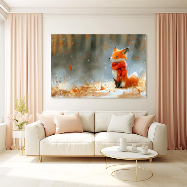 Whimsical Autumn Fox Art | MusaArtGallery™