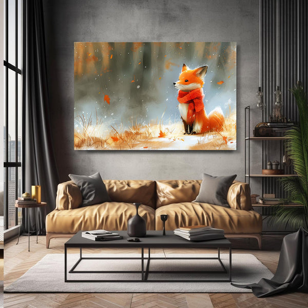 Whimsical Autumn Fox Art | MusaArtGallery™