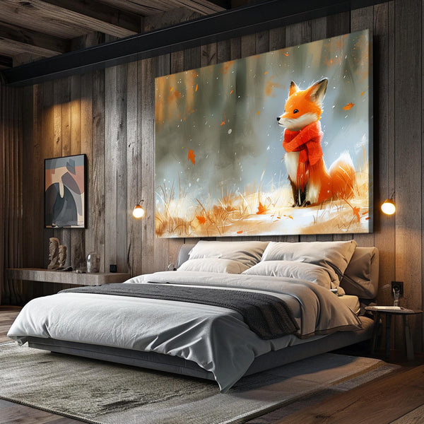 Whimsical Autumn Fox Art | MusaArtGallery™