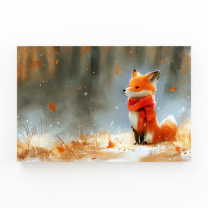 Whimsical Autumn Fox Art | MusaArtGallery™