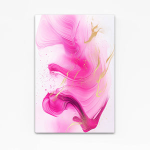 Whirlwind Elegance Pink Abstract Art | MusaArtGallery™