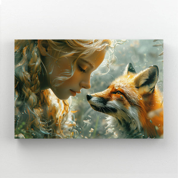 Whispering Connection Fox Art | MusaArtGallery™