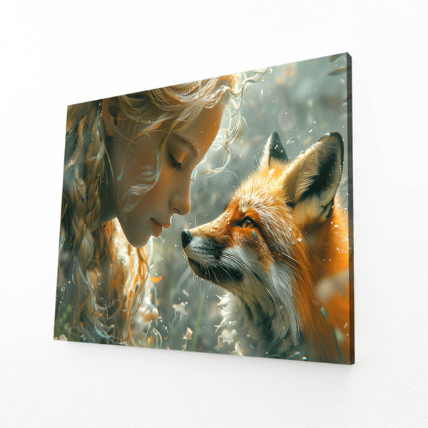 Whispering Connection Fox Art | MusaArtGallery™