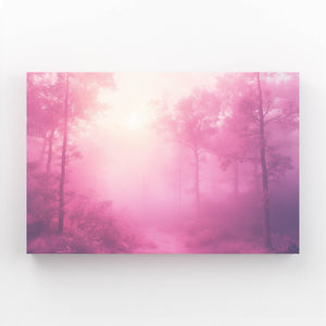 Whispering Mist Pink Abstract Art | MusaArtGallery™