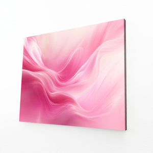 Whispering Waves Pink Abstract Art | MusaArtGallery™