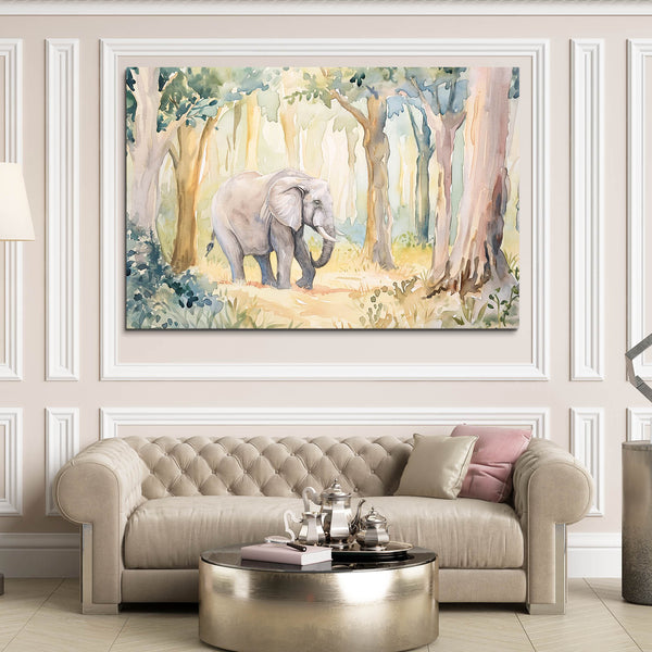 White African Elephant Art | MusaArtGallery™