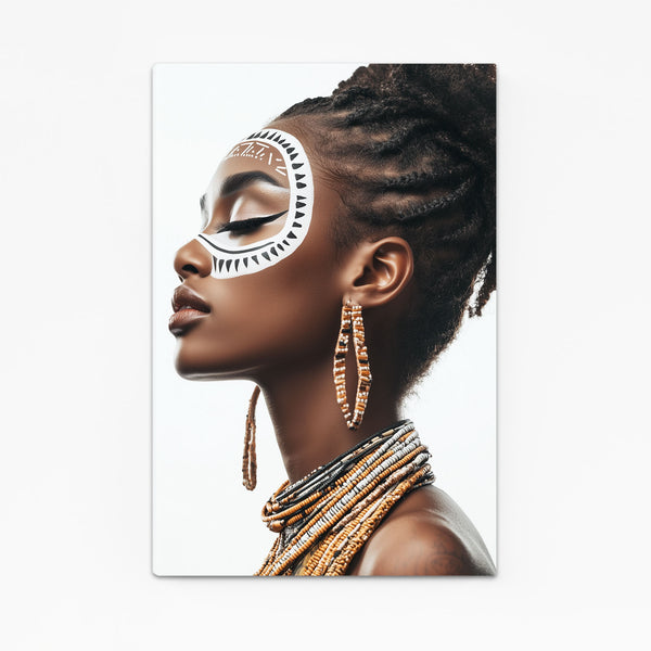 White African Wall Art Decor