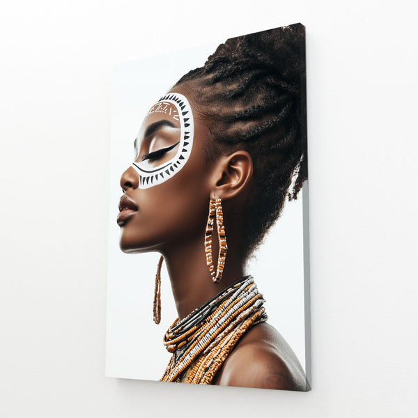 White African Wall Art Decor