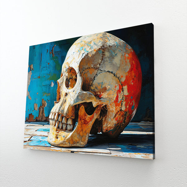 White and Red Skull Art | MusaArtGallery™