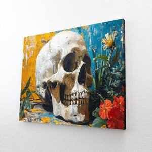 White and Red Skull Art | MusaArtGallery™