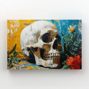 White and Red Skull Art | MusaArtGallery™